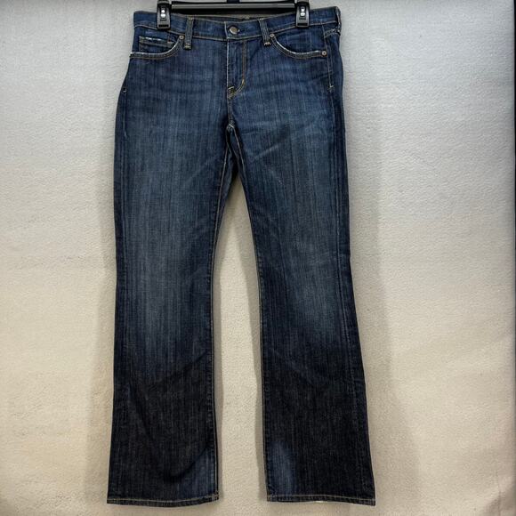 Citizens of Humanity Jeans Women's 29 (8) Dark Blue Dita Petite Bootcut Preppy - Picture 1 of 14